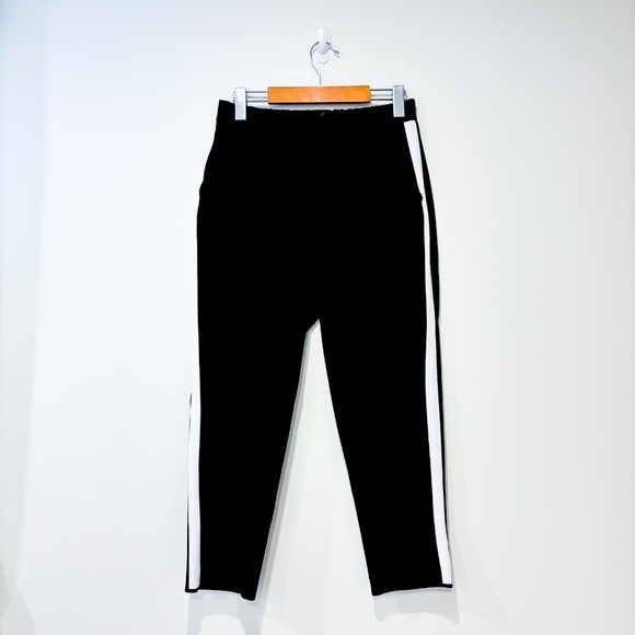 ZARA Black pants with white side stripe - Picture 5 of 8